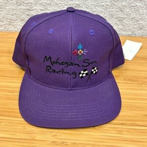 Mohegan Sun Casino Racing Connecticut Vintage Purple Adjustable Strap Hat Cap